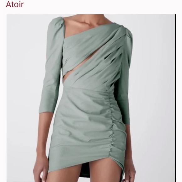 Revolve ATOIR Perfect Places Sage Green Mini Dress, US Size 8 (runs small) - Picture 11 of 16